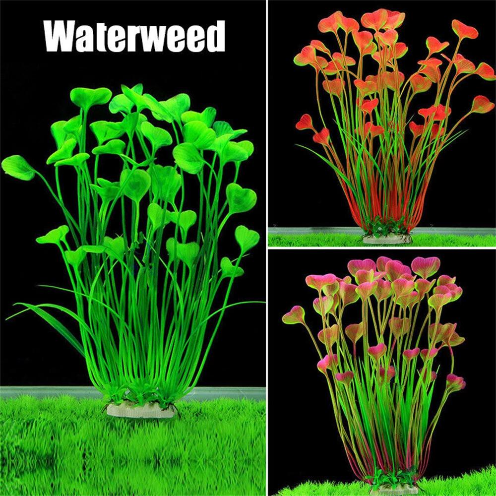 Artificial Fake Aquarium Plants Decor Fish Tank Water Plant Grass Ornament - Image 2