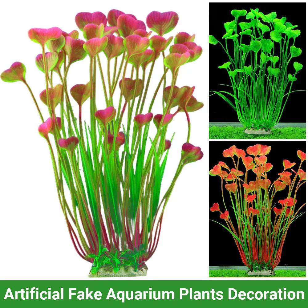Artificial Fake Aquarium Plants Decor Fish Tank Water Plant Grass Ornament - Image 3