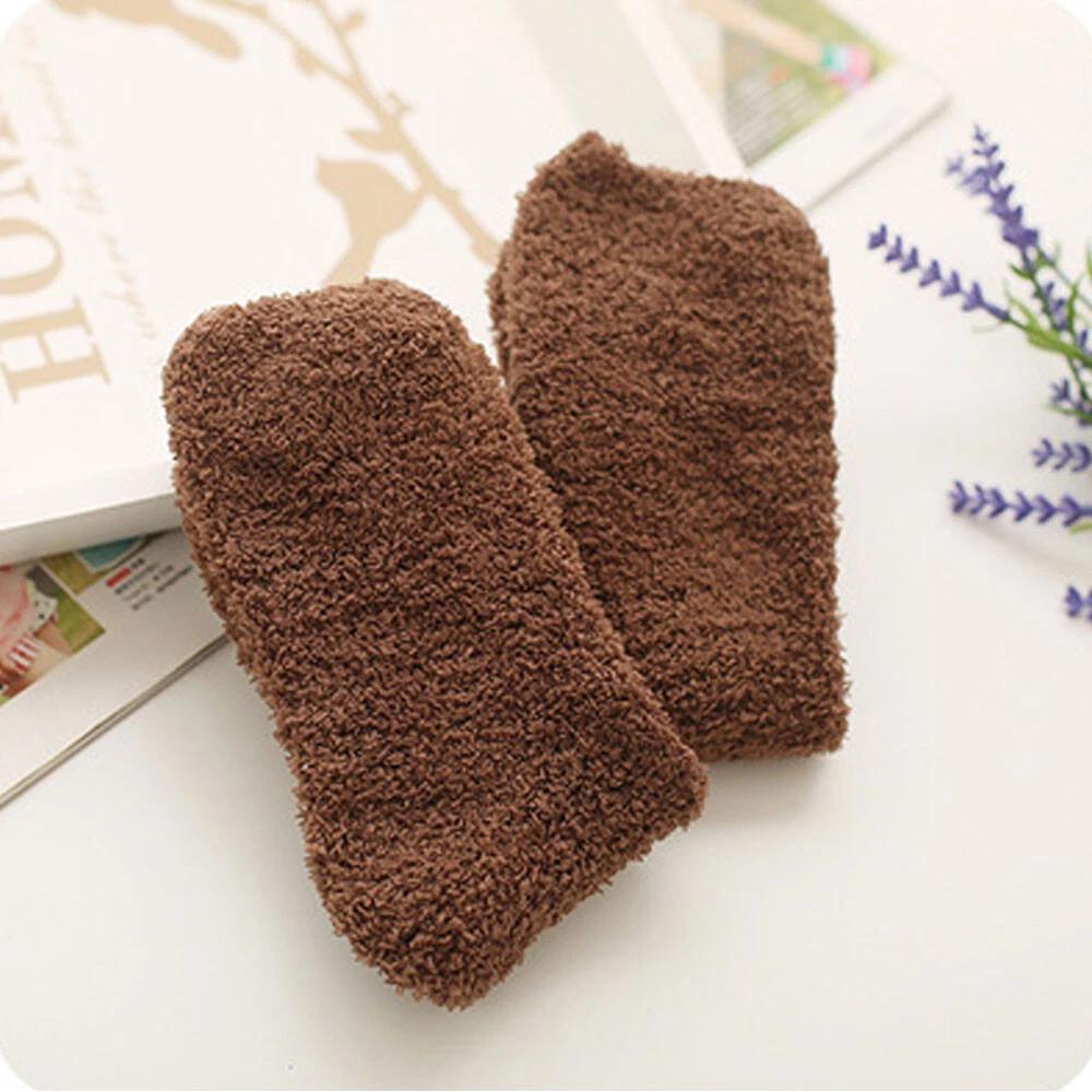 NEW Winter Warm Soft Fluffy Bed Socks Lounge Slipper Fleece Sock - Image 4