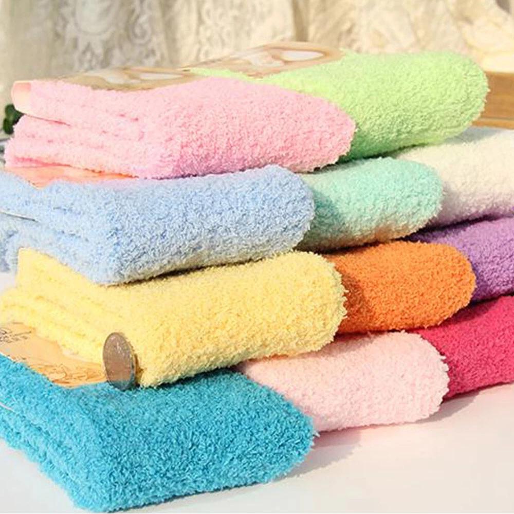 NEW Winter Warm Soft Fluffy Bed Socks Lounge Slipper Fleece Sock - Image 3