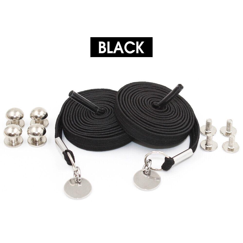 Sport Quick No Tie Shoe Laces Lazy Laces Elastic Shoelaces Flat Lace - Image 3
