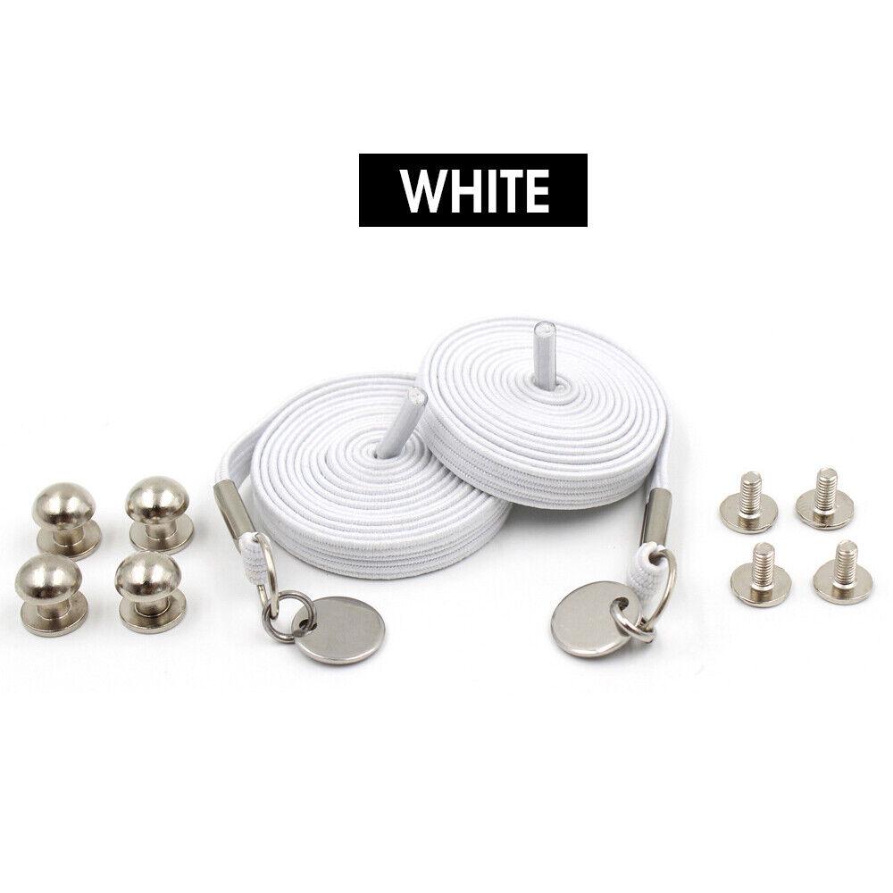 Sport Quick No Tie Shoe Laces Lazy Laces Elastic Shoelaces Flat Lace - Image 4