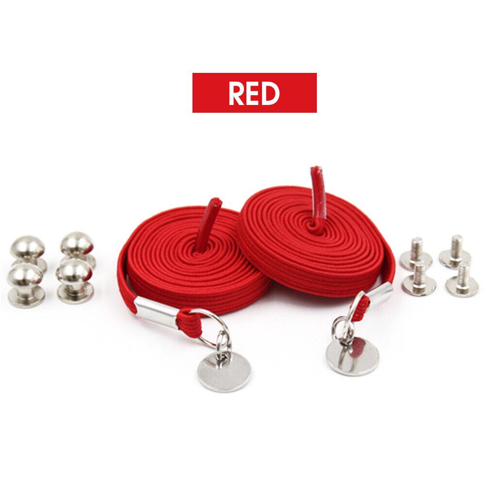 Sport Quick No Tie Shoe Laces Lazy Laces Elastic Shoelaces Flat Lace - Image 2