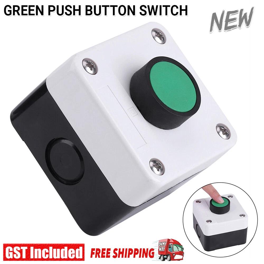 Weatherproof Green Push Button Switch One Button Control Box ForGate Opener