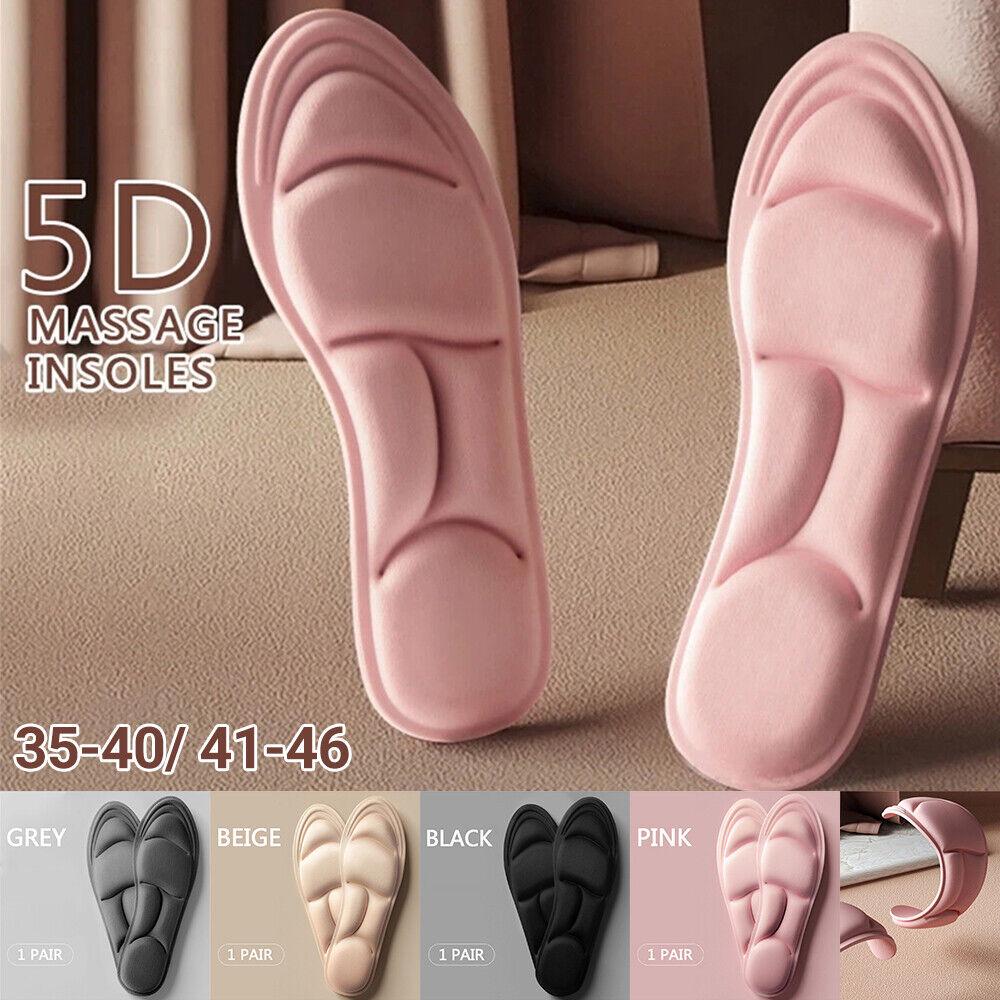 5D Memory Foam Insoles Inner Sole Insert Air Cushion Heel Foot Shoe Pads - Image 4