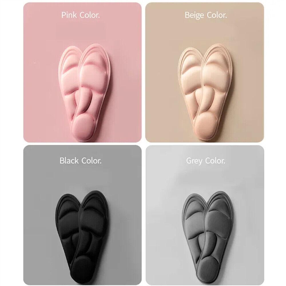 5D Memory Foam Insoles Inner Sole Insert Air Cushion Heel Foot Shoe Pads - Image 3