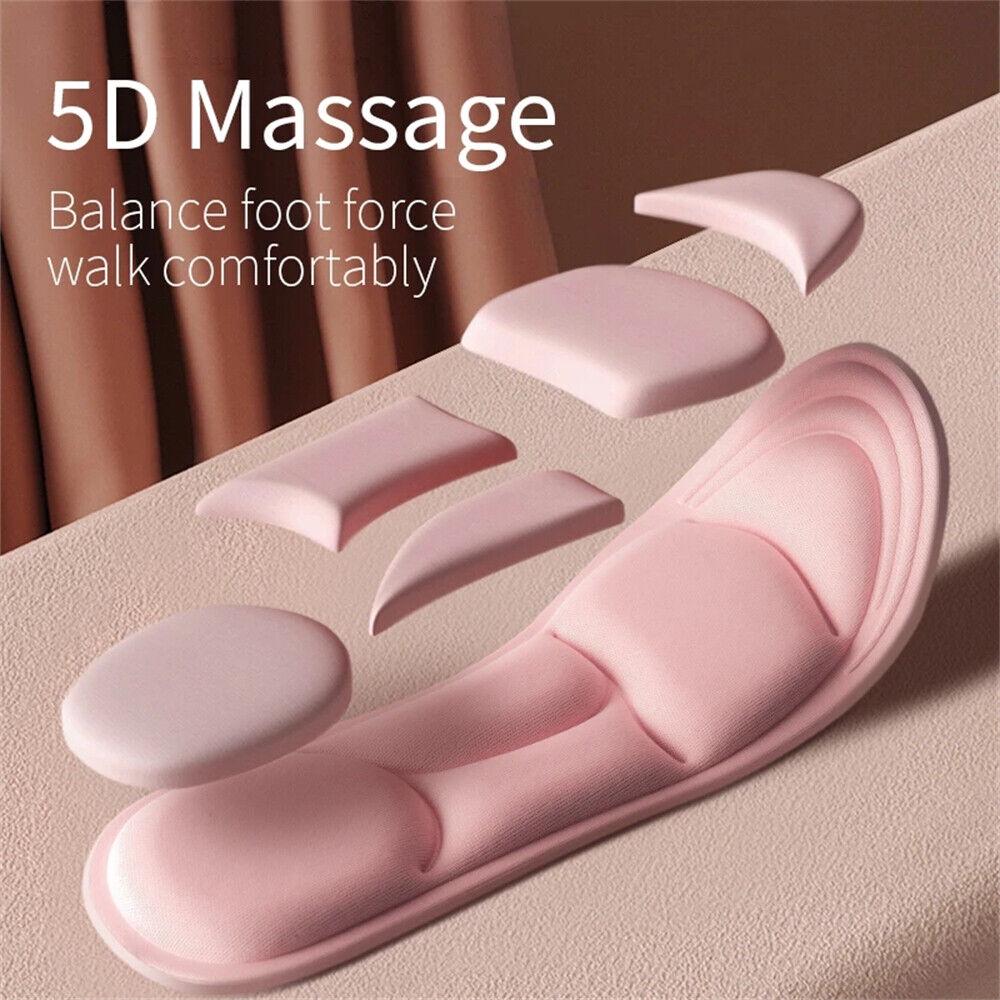 5D Memory Foam Insoles Inner Sole Insert Air Cushion Heel Foot Shoe Pads - Image 7