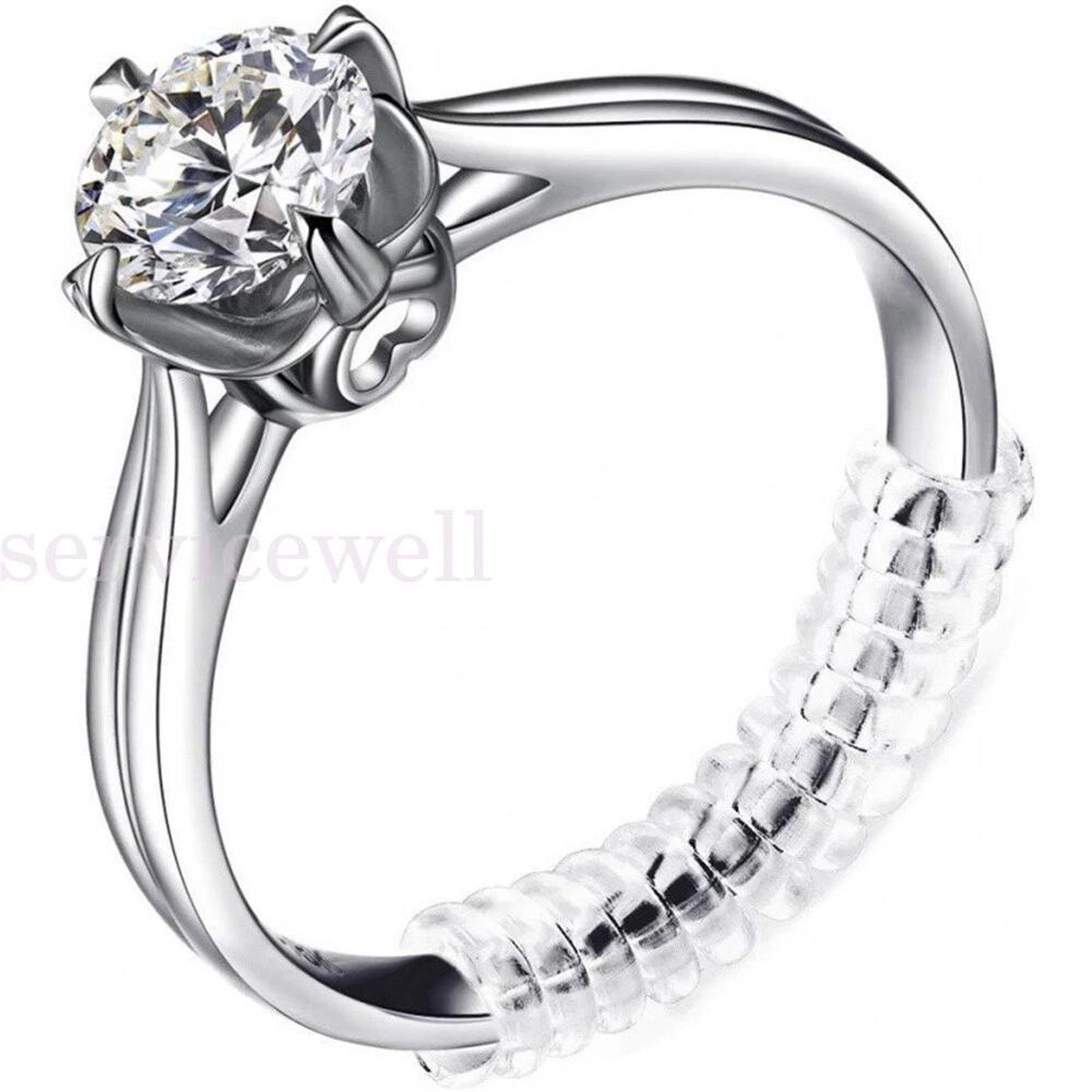 Ring Size Adjuster Guard Tightener Transparent Coil Spiral Based Reducer - Image 5