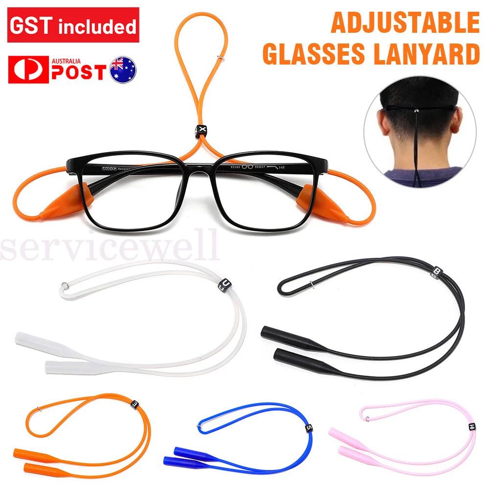 Silicone Glasses Lanyard Eyeglasses Holder Neck Cord Strap Rope Sport String