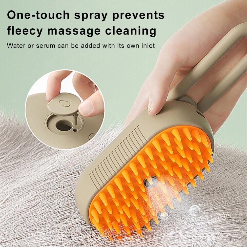 3 in 1 Cat Steam Brush Pet Grooming Dog Brush Electric Spray Massage Steamy - Image 7