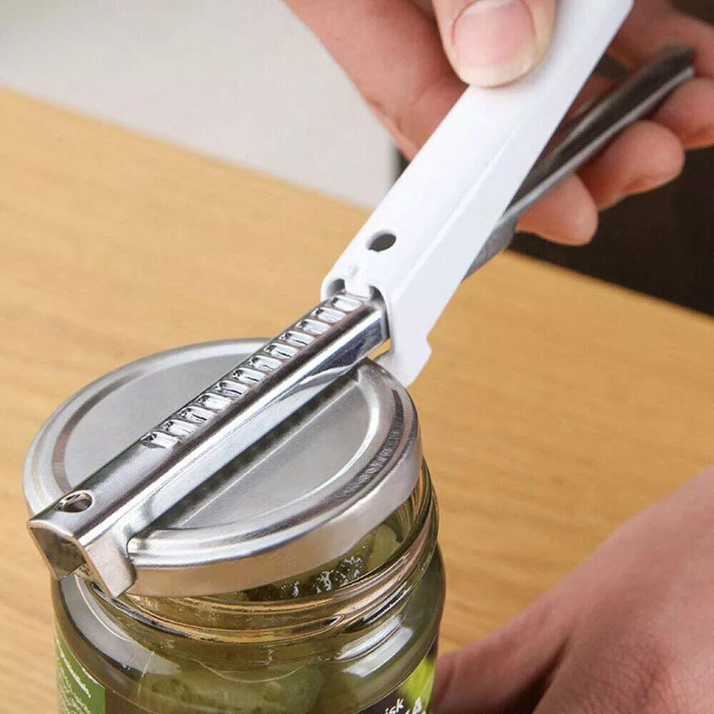 Adjustable Stainless Steel Jar Opener Multifunctional Bottle Lid Gripper - Image 3