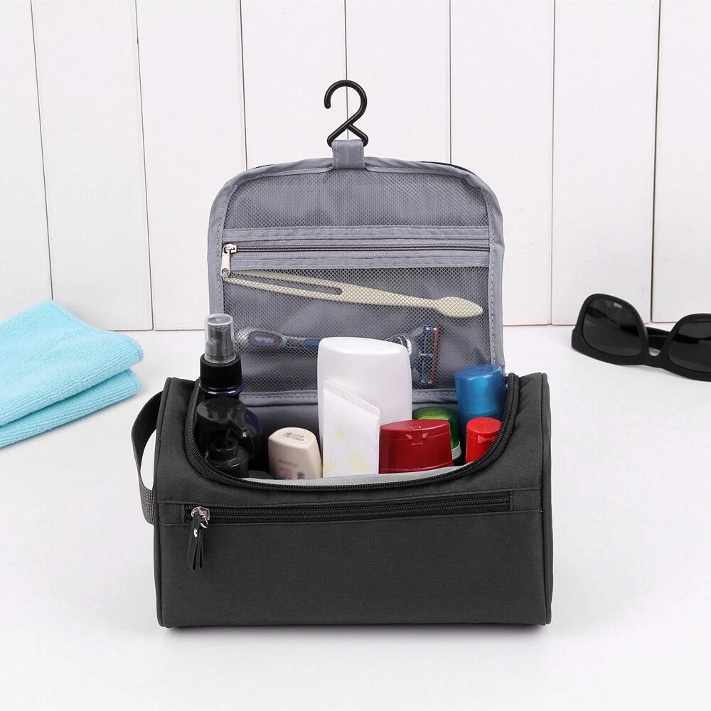 Capacity Men Travel Toiletry Kit Wash Bag Waterproof Cosmetic Bags Holder - Image 4