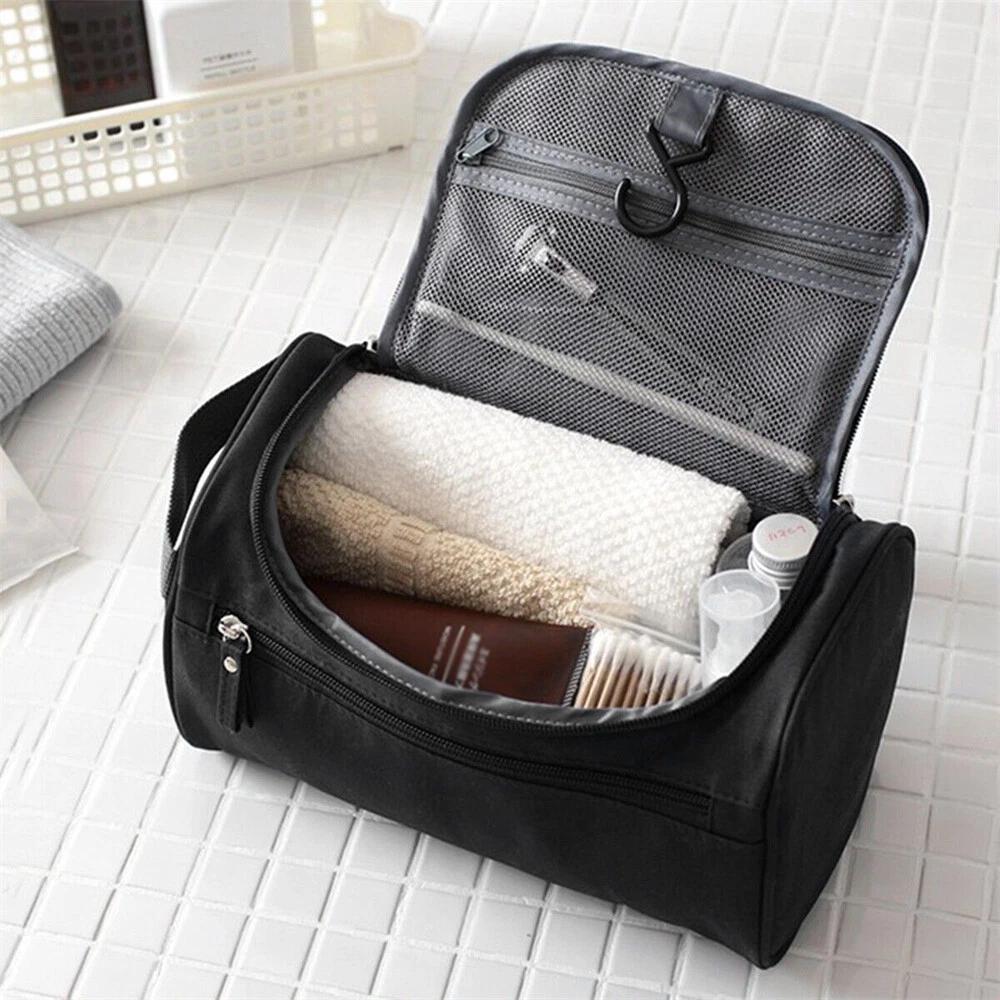 Capacity Men Travel Toiletry Kit Wash Bag Waterproof Cosmetic Bags Holder - Image 6