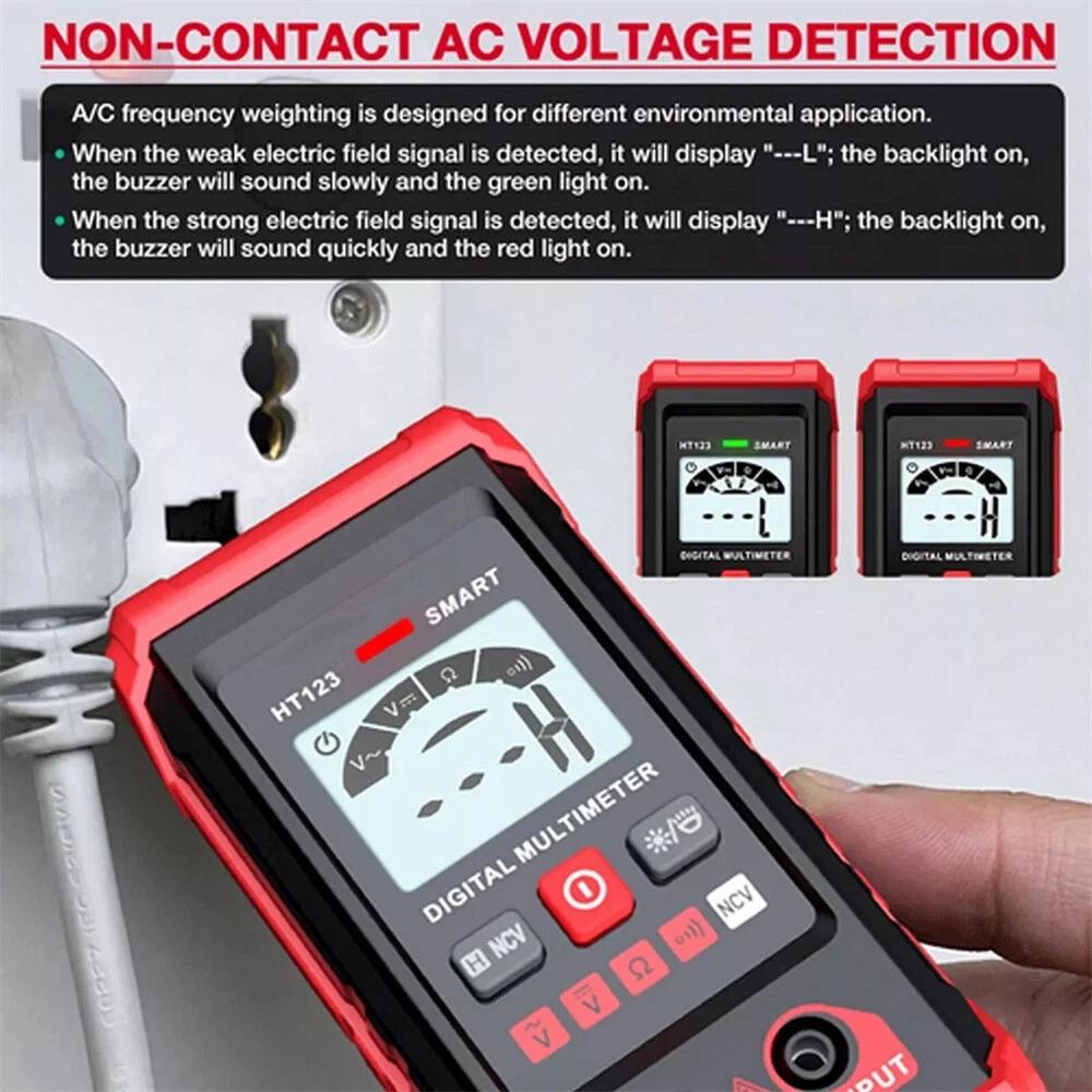 Digital Multimeter Tm-510 4000 Counts,Smart Measure Auto-Ranging Voltmeter - Image 7