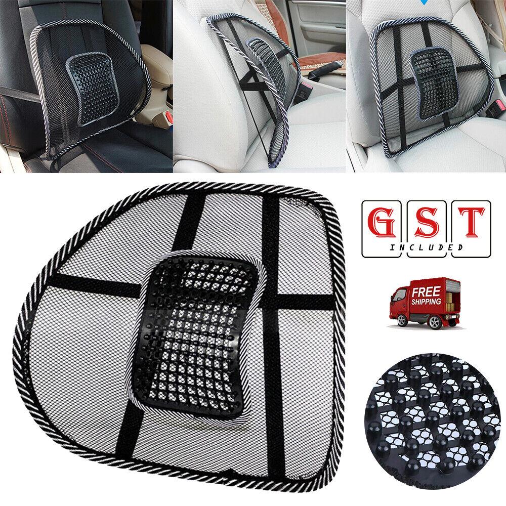 Mesh Back Rest Lumbar Support Office Chair Van Car Seat Home Pillow Cushion