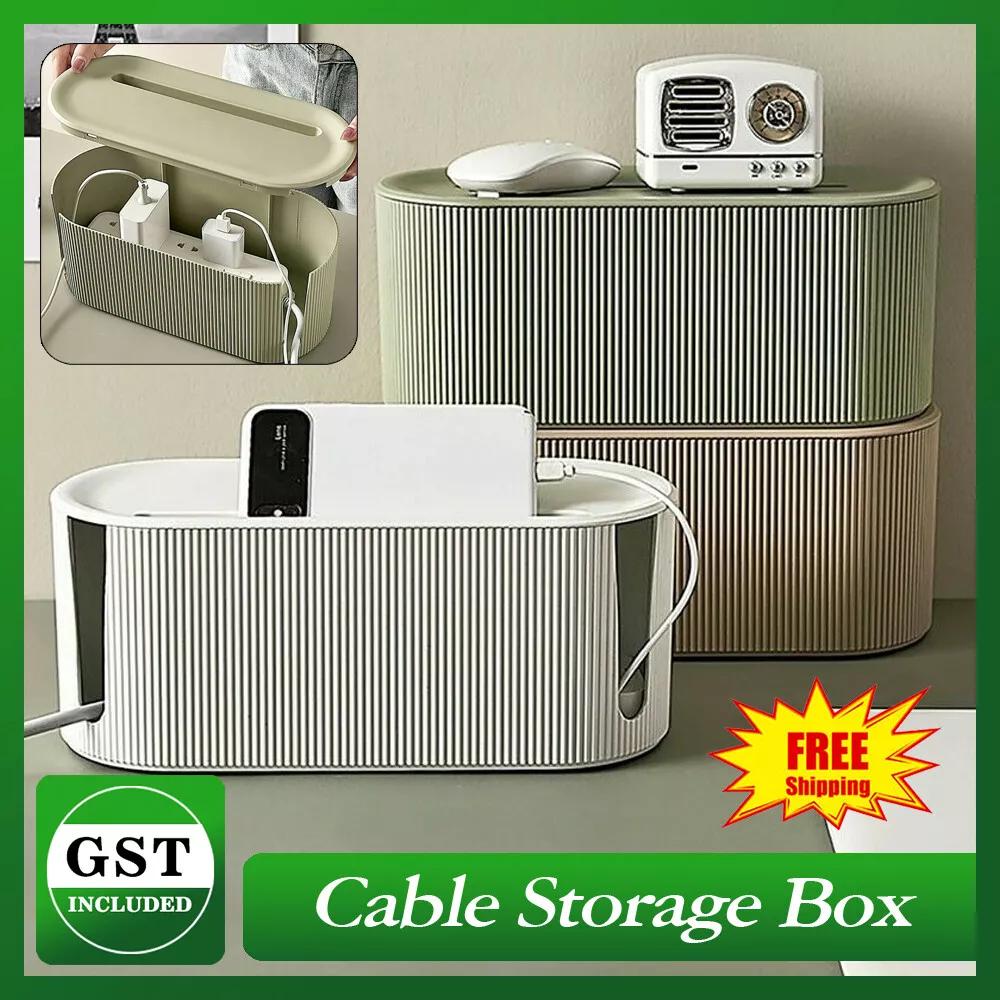 Organizer Box Cable Storage Box Tidy Wire Management Case Power Plug Socket