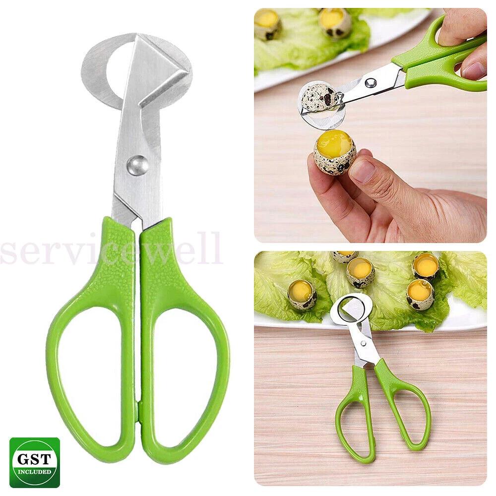 Stainless Steel Pigeon Quail Egg Scissor Birds Eggshell Cut Opener Creative