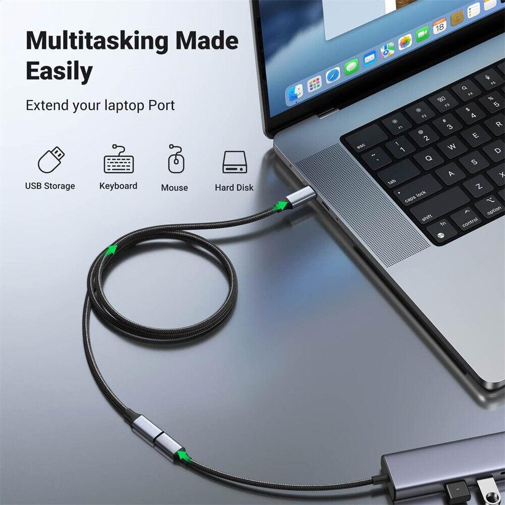 USB 3.1 Type C USB C Extension Cable Male to Female Extender Charging Cord - Image 7