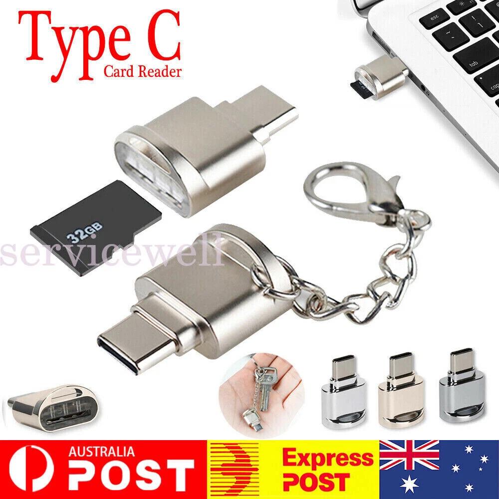 USB C to Micro SD Card Reader Adapter Type C OTG for Macbook Samsung