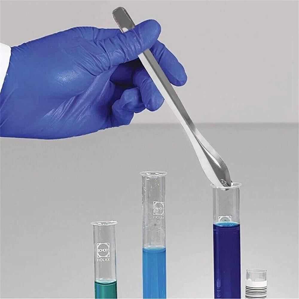 Stainless Steel Spoon Lab Spatula Scoop Laboratory Tiny Sampling Spoons - Image 7