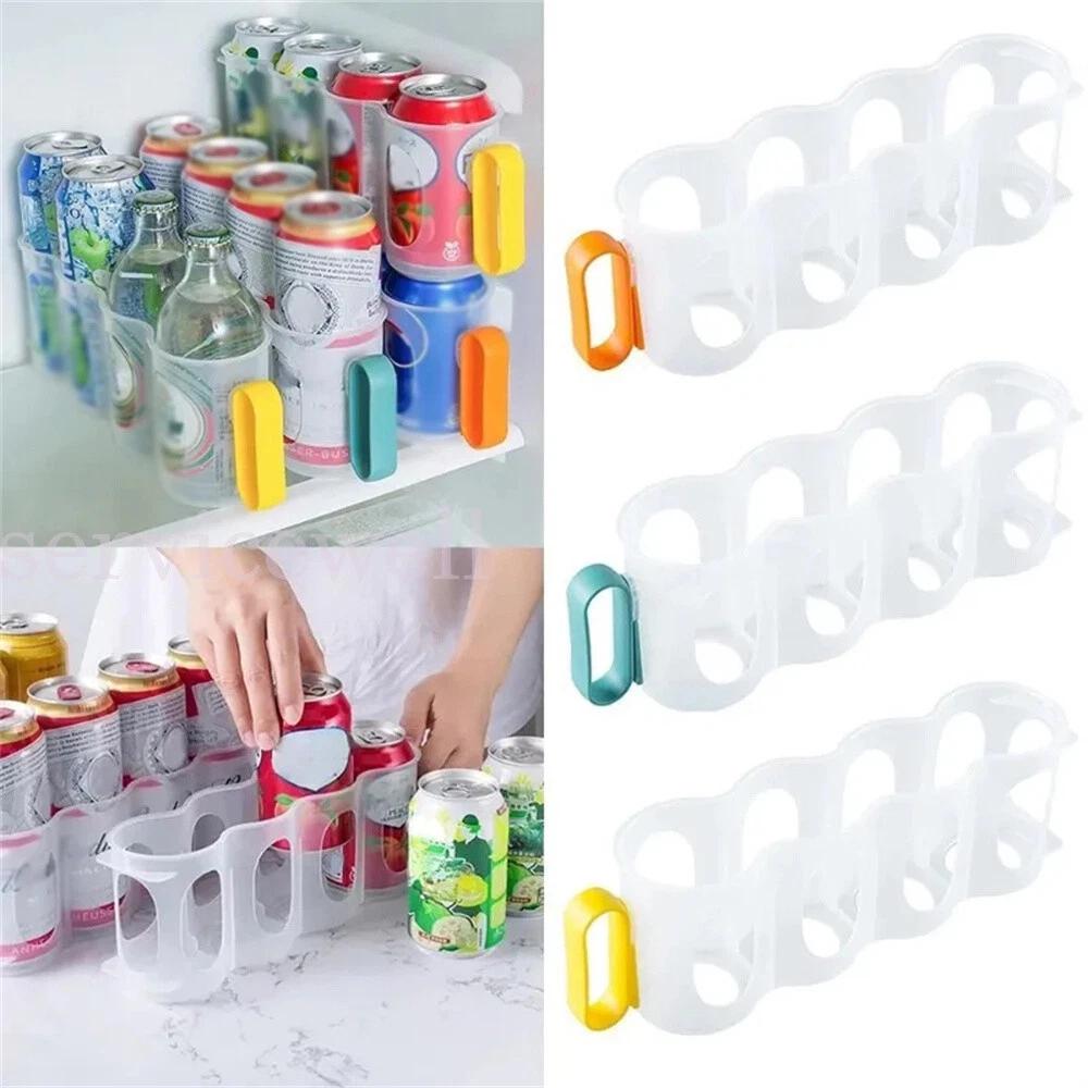 Beer Soda Can Storage Holder For Refrigerator Space Saver Organizer - Image 5
