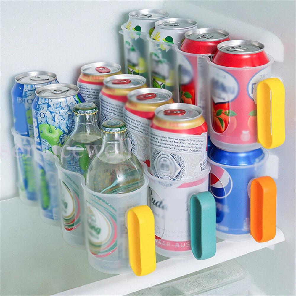 Beer Soda Can Storage Holder For Refrigerator Space Saver Organizer - Image 7