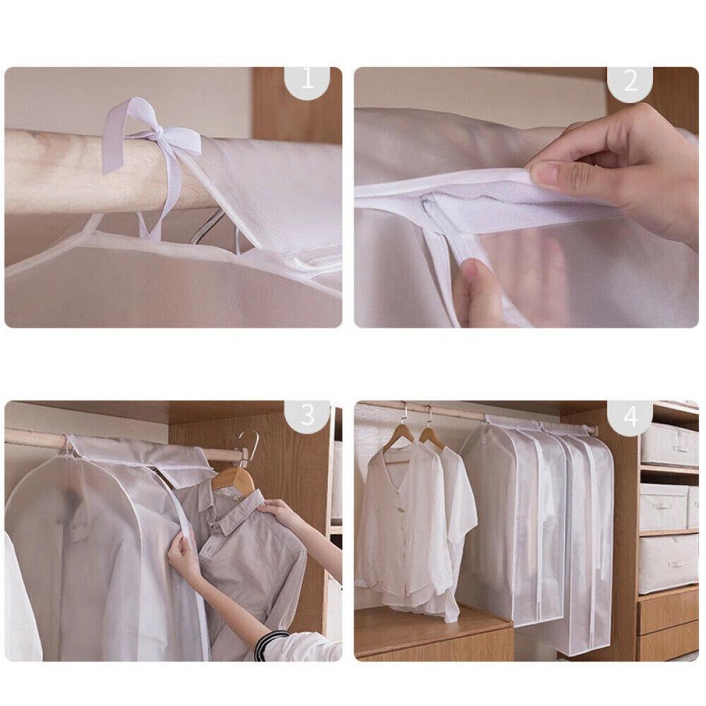 Dustproof Clothes Suit Dress Garment Coat Jacket Cover Storage ProtectorBag - Image 6