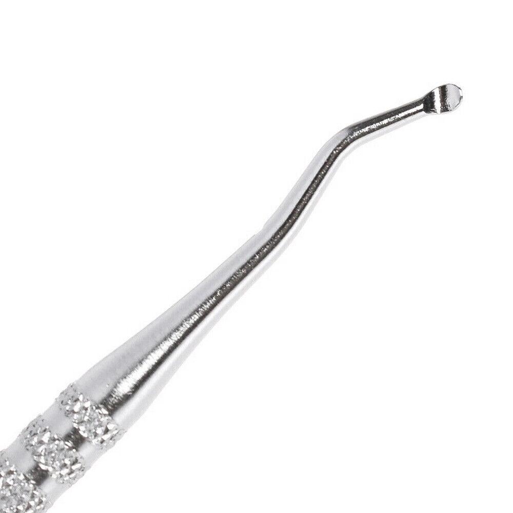 Stainless Steel Cuticle Nail Pusher Lifter Double Ended Nail Art Pedicure - Image 5