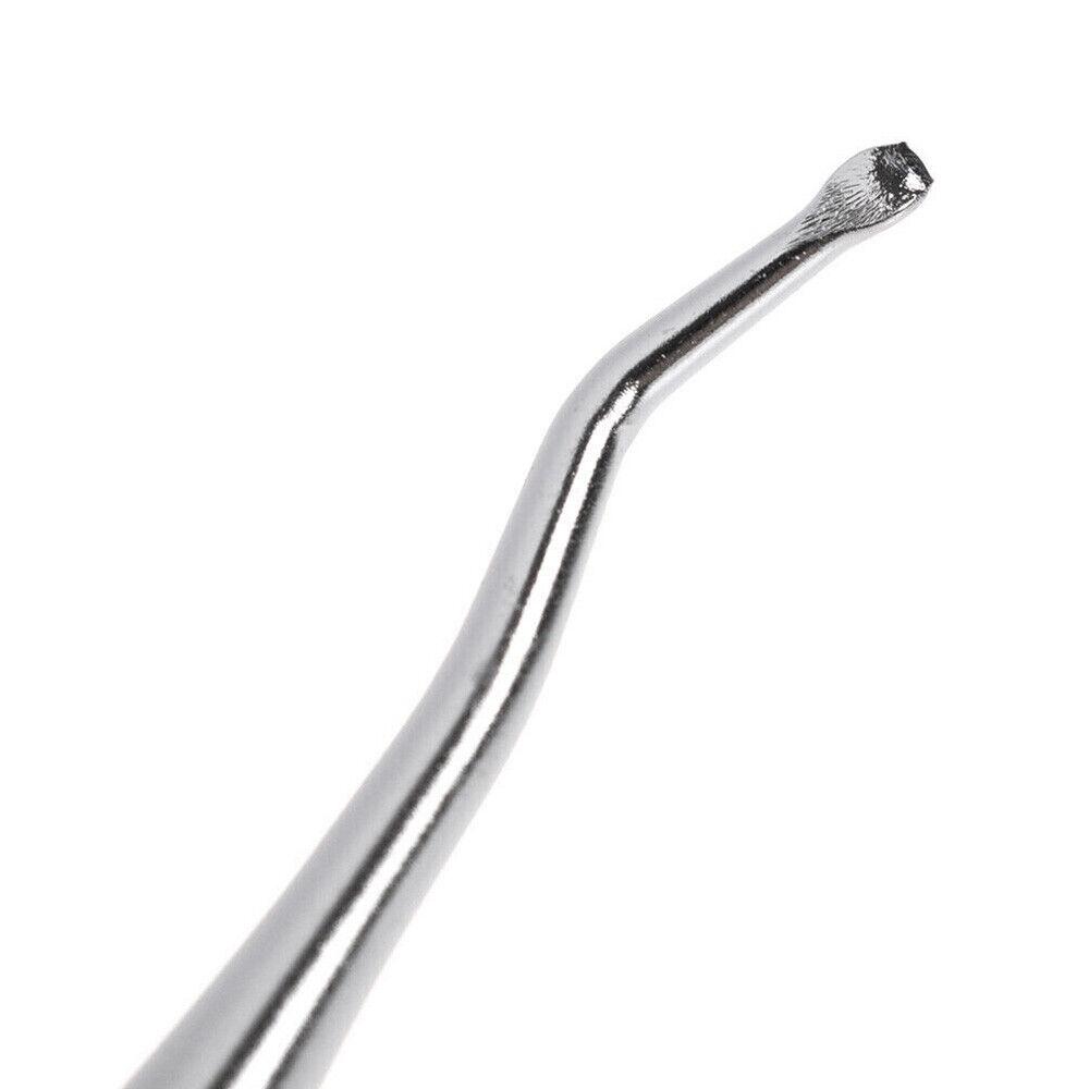 Stainless Steel Cuticle Nail Pusher Lifter Double Ended Nail Art Pedicure - Image 4