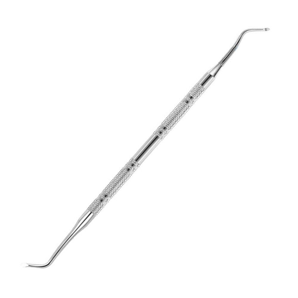 Stainless Steel Cuticle Nail Pusher Lifter Double Ended Nail Art Pedicure - Image 2