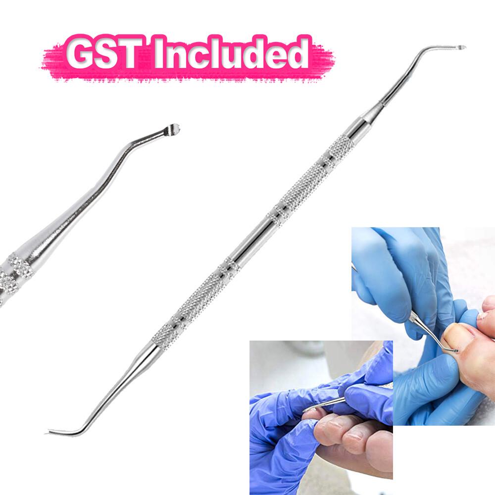 Stainless Steel Cuticle Nail Pusher Lifter Double Ended Nail Art Pedicure