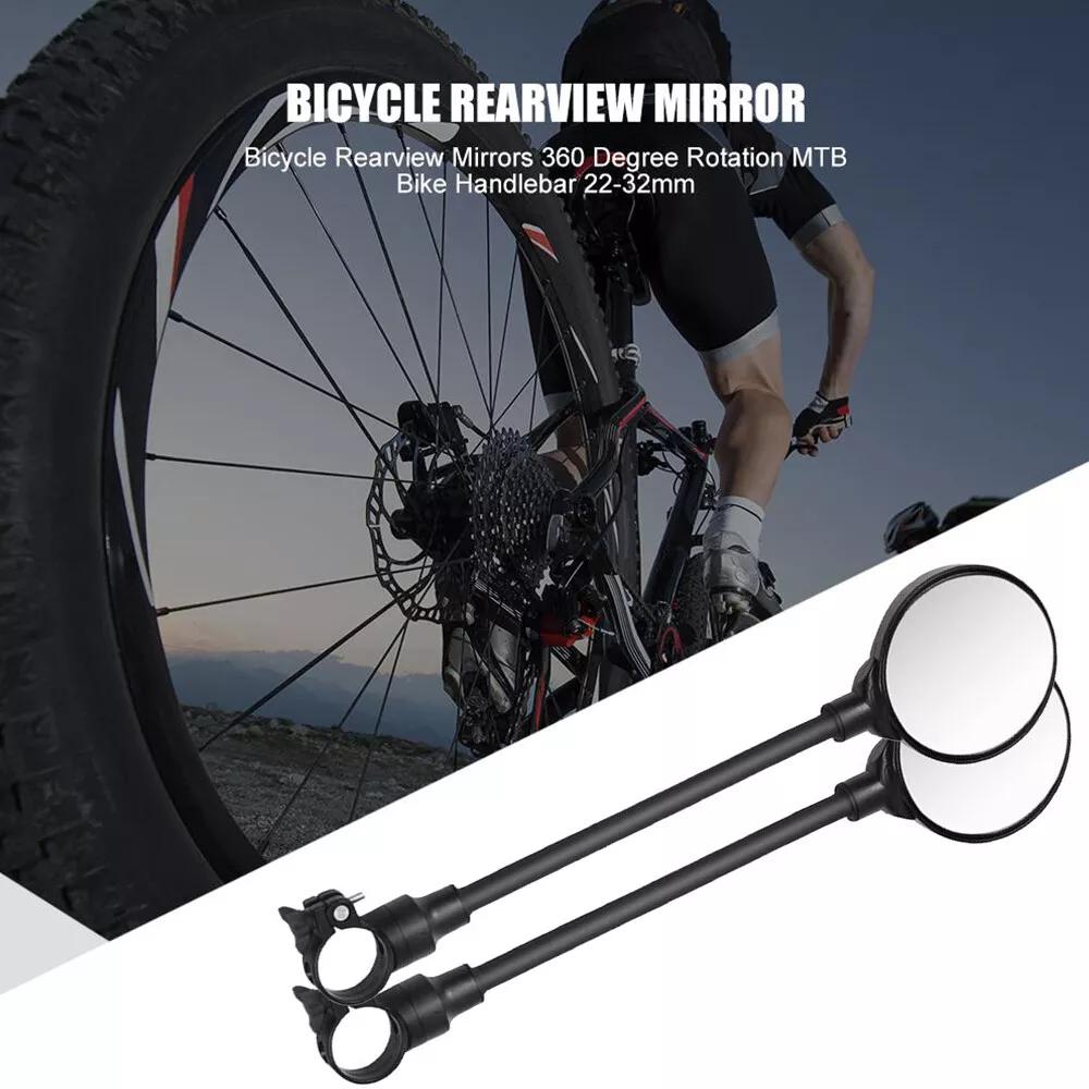 Adjustable Bicycle Rear View Mirrors Bike Cycling Handlebar Rearview - Image 4