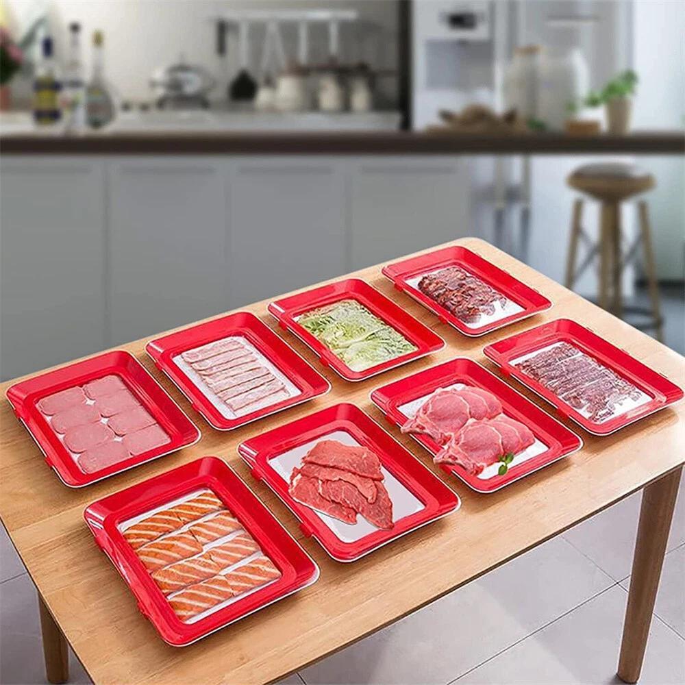 Creative Food Preservation Tray Food Fresh Keeping Food Storage Kitchen - Image 7