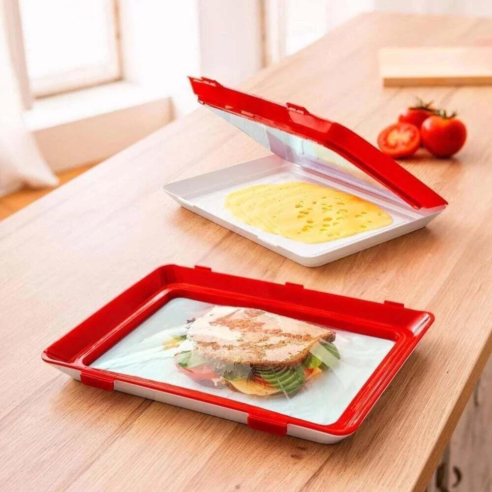Creative Food Preservation Tray Food Fresh Keeping Food Storage Kitchen - Image 5