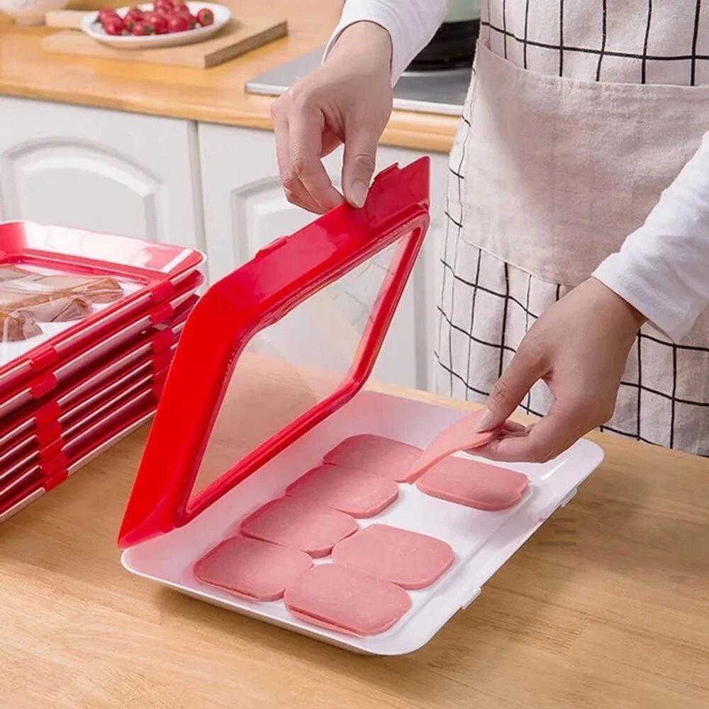 Creative Food Preservation Tray Food Fresh Keeping Food Storage Kitchen - Image 3