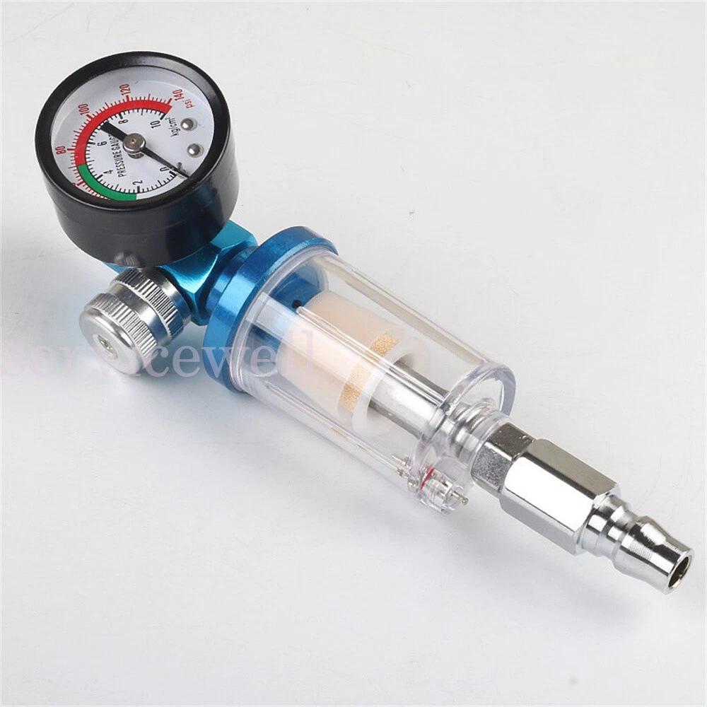 1/4 Spray Gun Air Regulator Gauge Air Pressure Regulator Filter For Paint Gun - Image 4