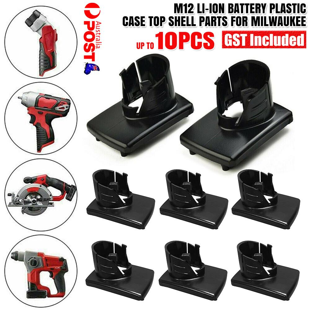 M12 Li-ion Battery Plastic Case Box Holder Top Shell Tool For Milwaukee