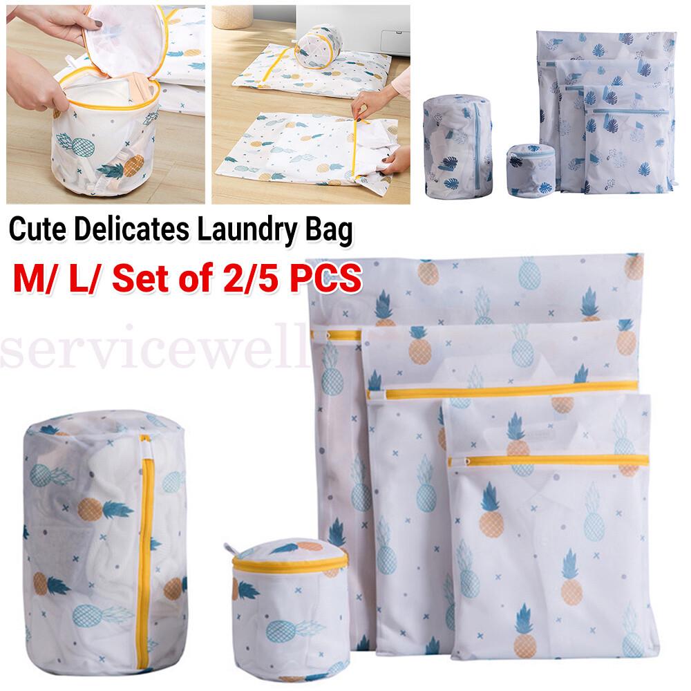Cute Delicates Wash Bag Laundry Lingerie Bra Washing Pack Set Clothes Case