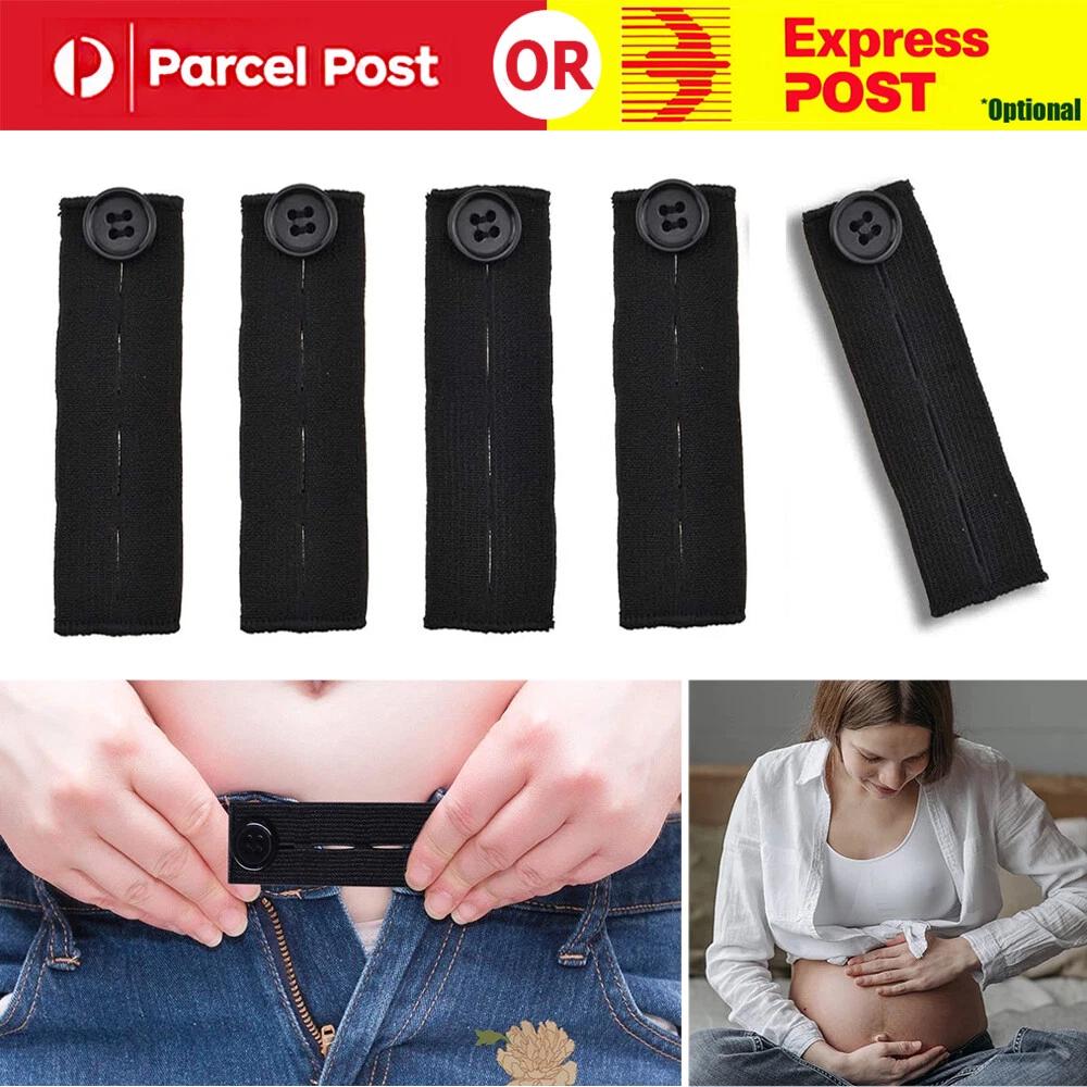 Elastic Button Jeans Waist Extender Pants Shorts Trouser Widen Expander