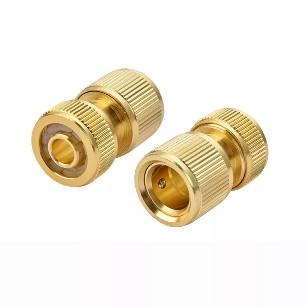Brass Garden Hose Fittings Lawn Water Pipe Connector Tap Adaptor 1/2 AU - Image 6