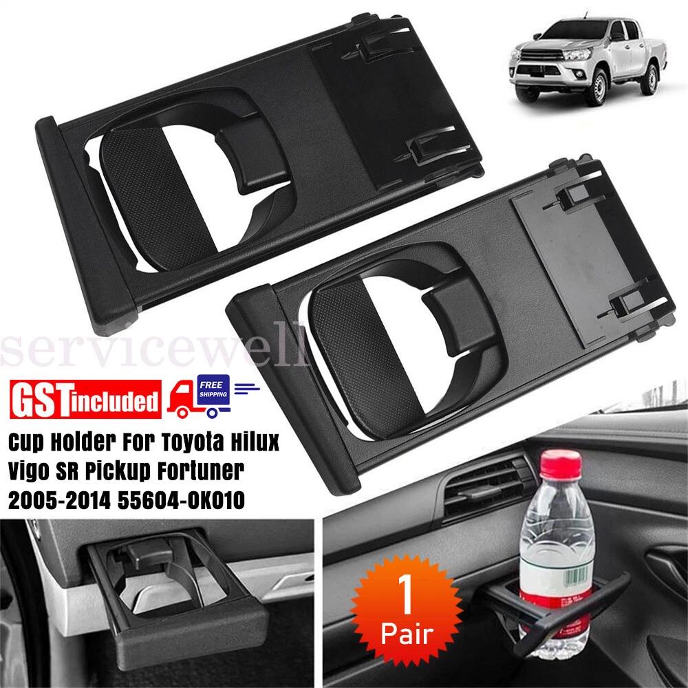1 Pair Cup Holder For Toyota Hilux Vigo SR Pickup Fortuner 2004-2015 55604-0K010