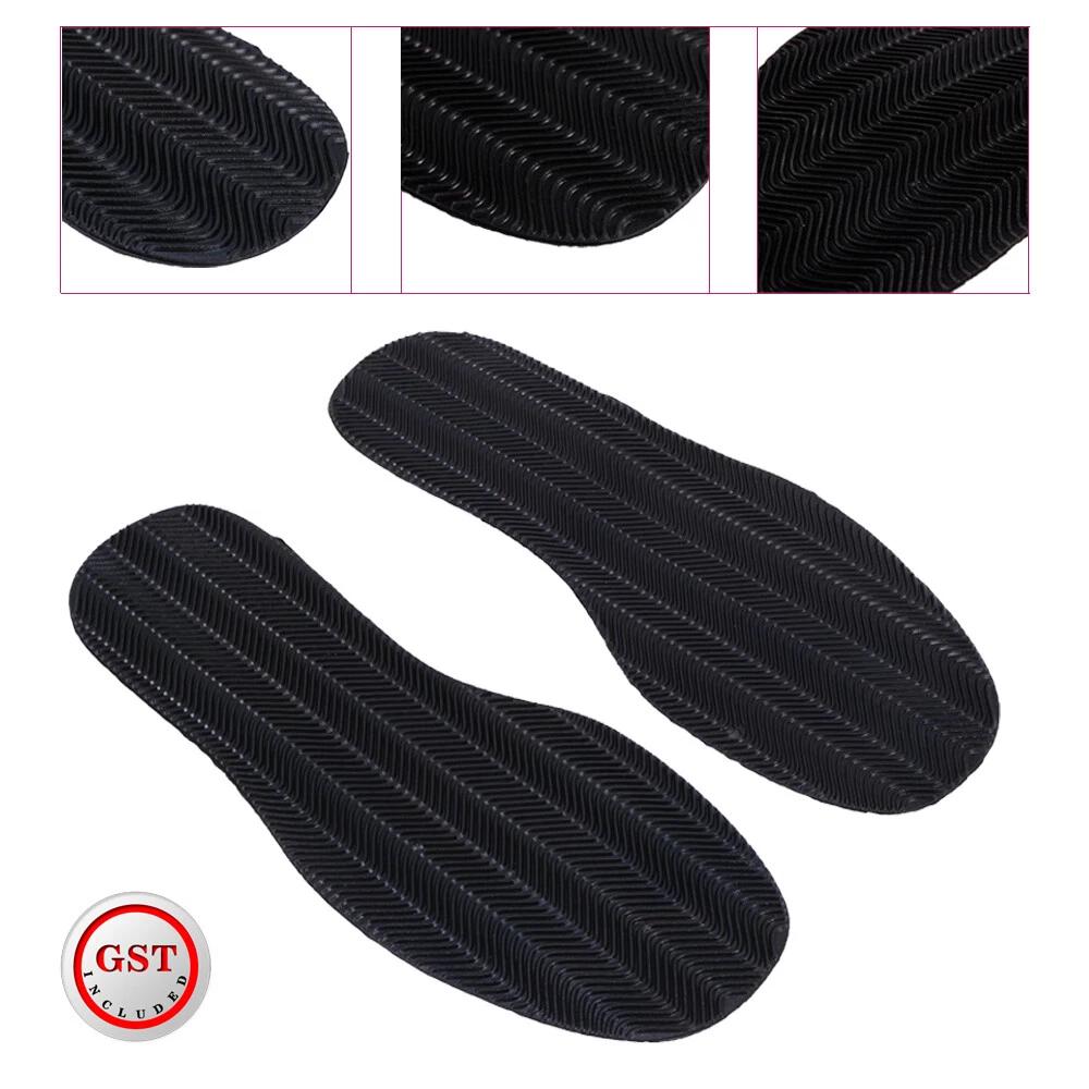 1 Pair DIY Stick On Full Soles Heel Palm Shoe Repair Anti-Slip Grip-rubber NEW