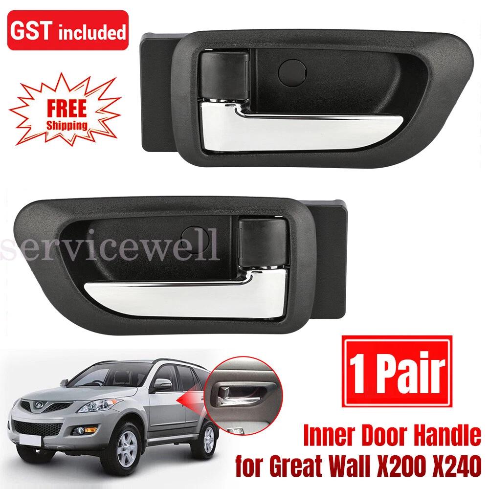 1 Pair Inner Door Handle Left Right Front For 2010-2017 Great Wall X200 X240