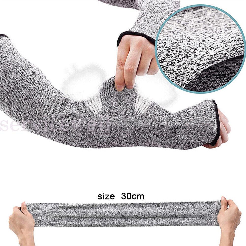 1 Pair Protective Arm Sleeve Guard Cut Proof Anti Cut-Resistant Safety Gloves AU - Image 5