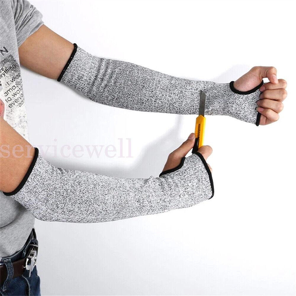 1 Pair Protective Arm Sleeve Guard Cut Proof Anti Cut-Resistant Safety Gloves AU - Image 7
