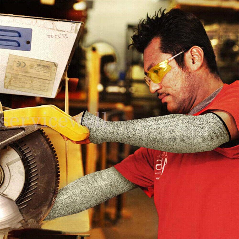 1 Pair Protective Arm Sleeve Guard Cut Proof Anti Cut-Resistant Safety Gloves AU - Image 2