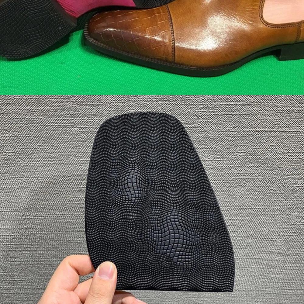1 Pair Shoe Repair Replacement Rubber Heels and Soles Anti Slip Grip Rubber Pads - Image 6