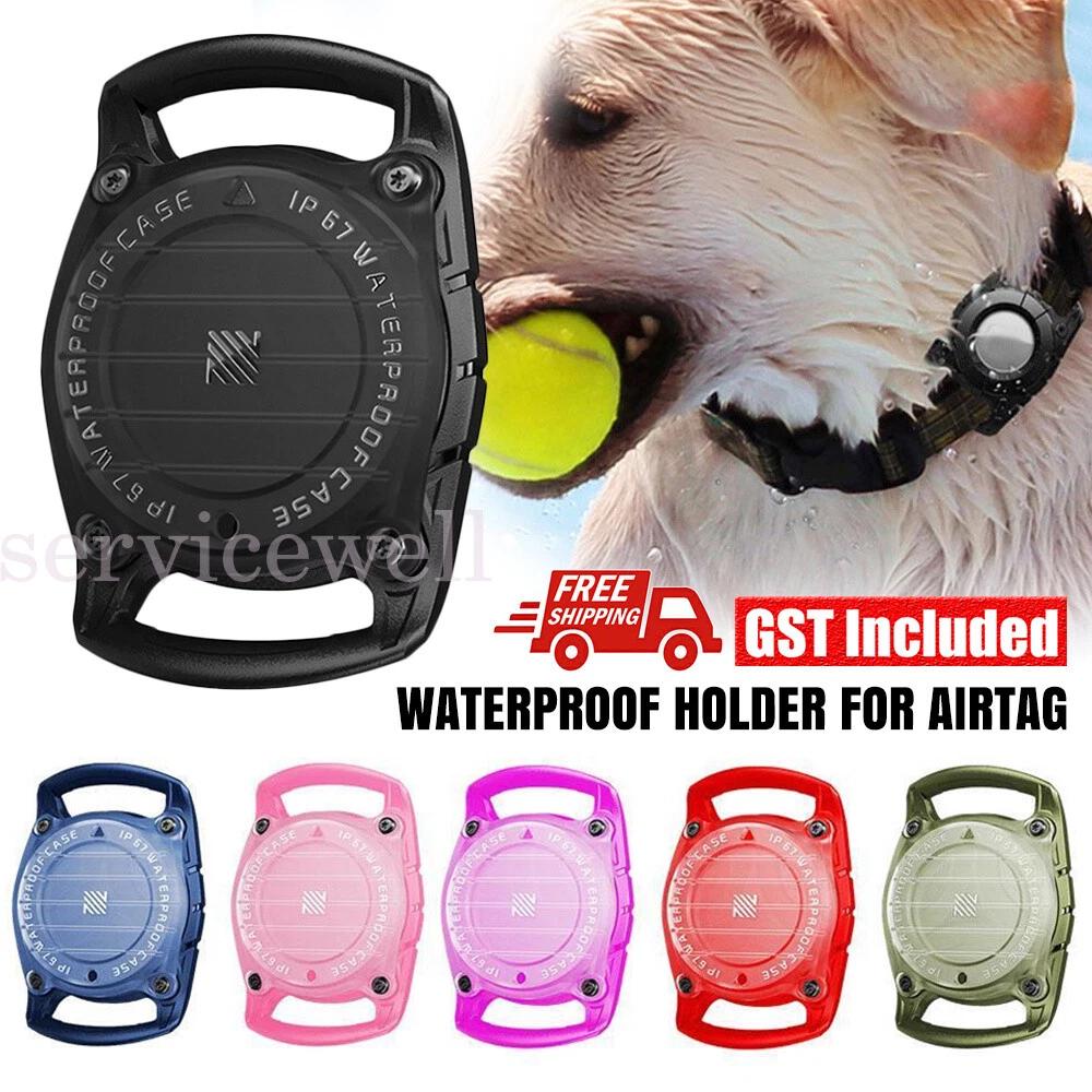 1pc Waterproof Dog Collar Holder Silicone Pet Case Cover For Apple Airtag AU