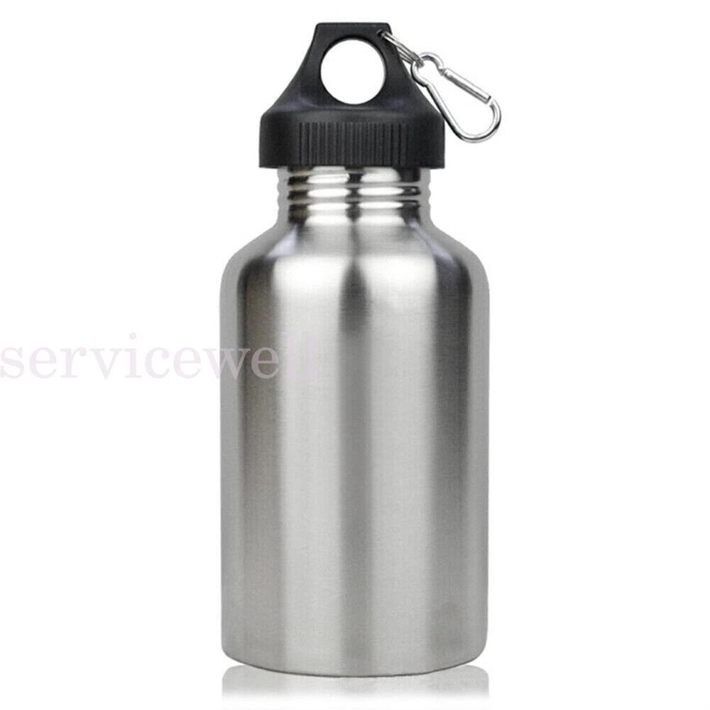 2000ml Stainless Steel Large Mouth Water Drink Big Bottle Kettle Cycling Sport - Image 3
