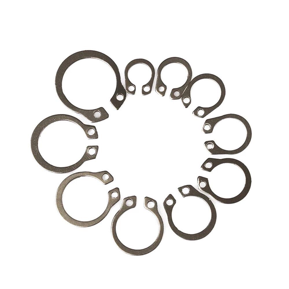 200pcs 304 Stainless Steel External Circlip Retaining Clip Ring Kit 8-18mm - Image 7